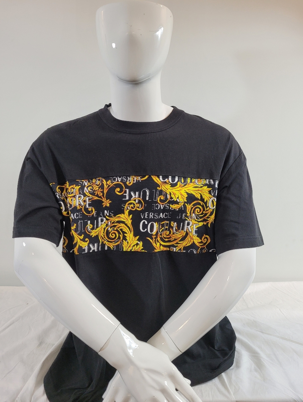 Versace Jeans Men's T-Shirt XL Big Logo $195 100% Authentic Brand New W/ Tags